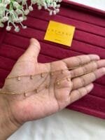 Beautiful Golden Anklet✨mention ur size while order - Image 2