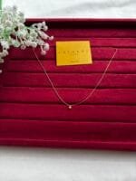 Beautiful cute circle design Golden Necklace 😍 - Image 3