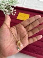 Beautiful multicolour Golden Necklace✨
