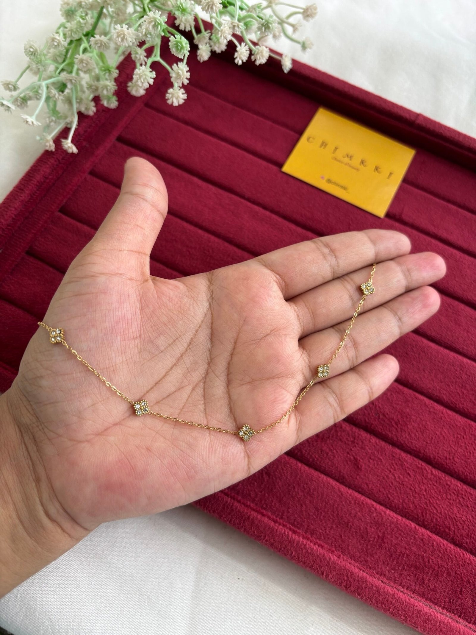 img_7835 Beautiful cute Golden Necklace ✨ - Image 1