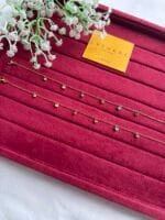 Beautiful multicolour charms Golden Anklet😍