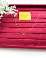 Beautiful cute circle design Golden Necklace 😍 - Image 2