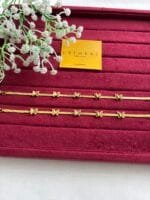 Beautiful butterfly design Golden Anklets ✨ - Image 2