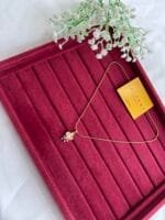 Beautiful flower design Golden Necklace ✨ - Image 3