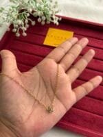 Beautiful flower design Golden Necklace ♥️ - Image 2