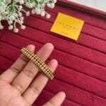 Trendy Beautiful Golden Open Bangle✨