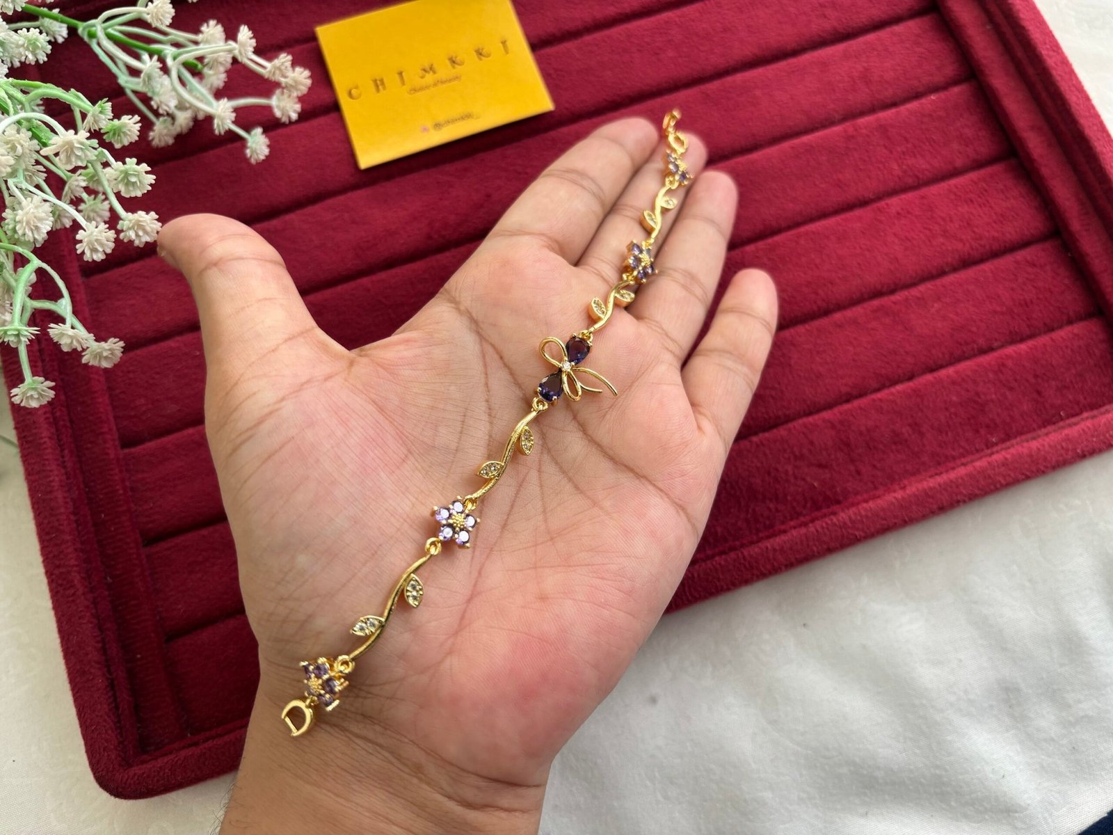 img_9404-5 Beautiful Bow Flower Bracelet 🎀 2020 - Image 1