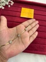 Beautiful circle design Golden bracelet✨ - Image 2
