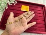 Beautiful Leaf design multicolour Golden bracelet ♥️ - Image 3