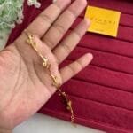 Beautiful Leaf design multicolour Golden bracelet ♥️