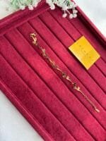 Beautiful Leaf design multicolour Golden bracelet ♥️ - Image 2