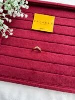 Beautiful Pretty Golden V Ring 💍 2029 - Image 5