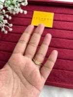 Beautiful Pretty Golden V Ring 💍 2029