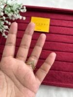 Beautiful Pretty Golden V Ring 💍 2028
