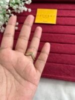 Beautiful Pretty Golden V Ring 💍 2027