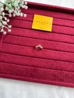 Beautiful Pretty Golden V Ring 💍 2026 - Image 3
