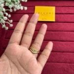 Beautiful Pretty Golden V Ring 💍 2025