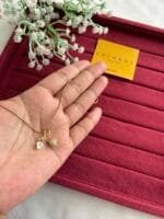 Beautiful flower design Golden Necklace🌹 - Image 5