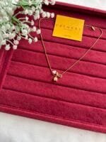 Beautiful flower design Golden Necklace🌹 - Image 4