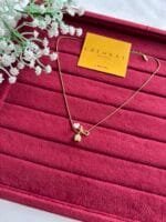 Beautiful flower design Golden Necklace🌹 - Image 2
