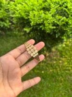 Beautiful Golden Flower design open bangle 😍♥️ - Image 2
