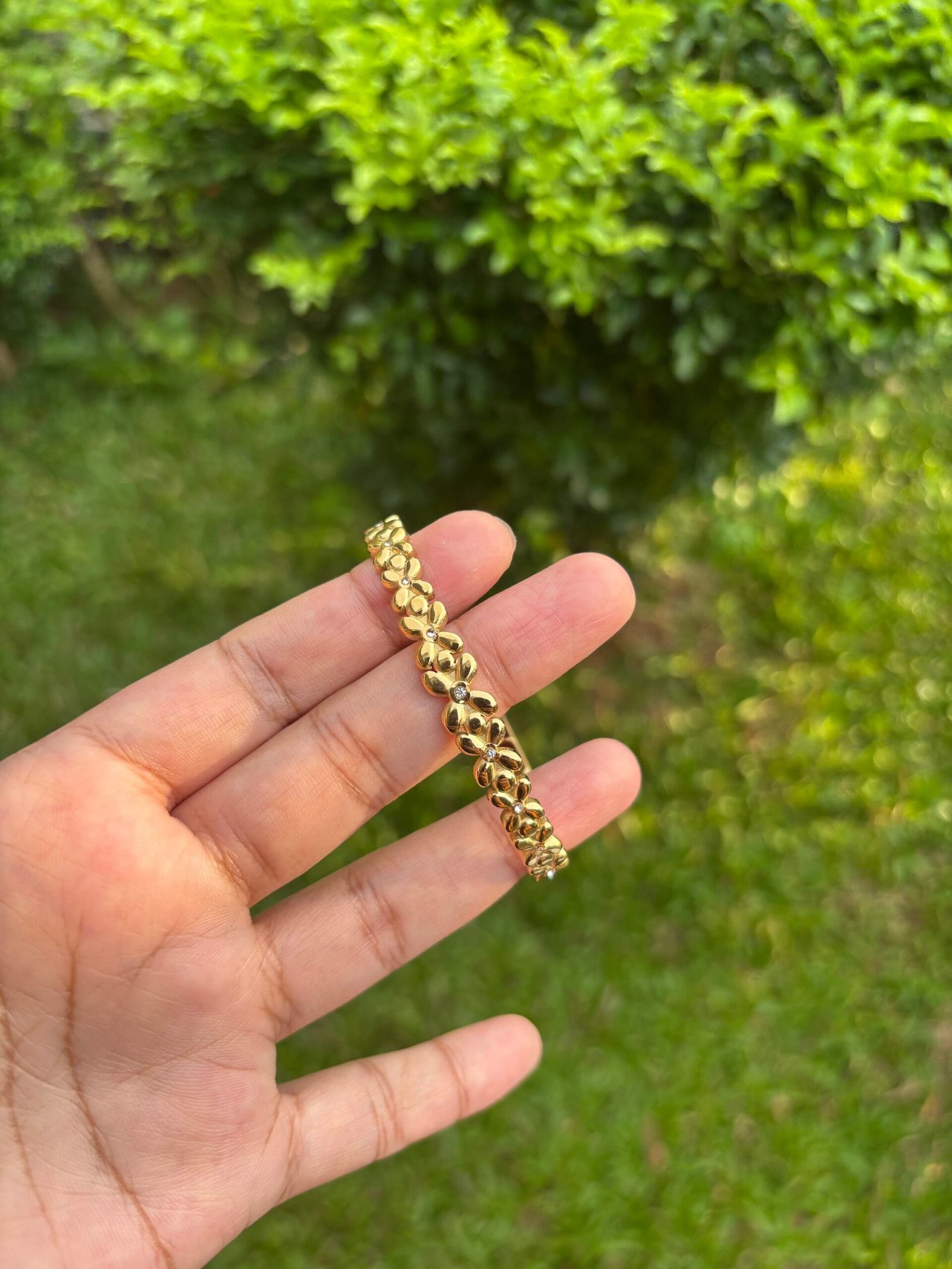 img_0909 Beautiful Golden Open bangle✨♥️ - Image 1