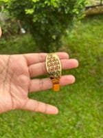 Beautiful Golden flower design Open bangle✨♥️ - Image 2