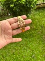 Beautiful Golden flower design Open bangle✨♥️ - Image 3