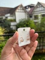 Beautiful Bali Earrings😍stone - Image 2