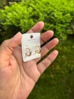 Beautiful Bali Rosegold Earrings🌸Twisted design - Image 4