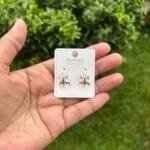 Beautiful Bow design Bali Earrings✨ Rosegold 🌸