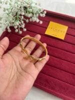 Beautiful Golden Leaf design Open Bangle♥️ - Image 5