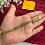 Beautiful multicolour stone statement Golden bracelet😍