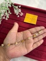 Beautiful flower design Golden Bracelet😍 - Image 3