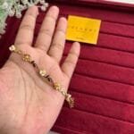 Beautiful flower design Golden Bracelet😍