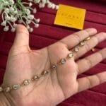 Beautiful white Oval stone Golden bracelet ♥️