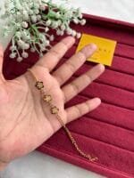 Beautiful flower design Golden bracelet 🌸