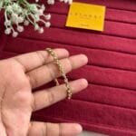 Beautiful slim design Golden Open bangle😍