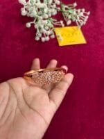 Beautiful Diamond Replica Rosegold Open bangle🌸 - Image 4