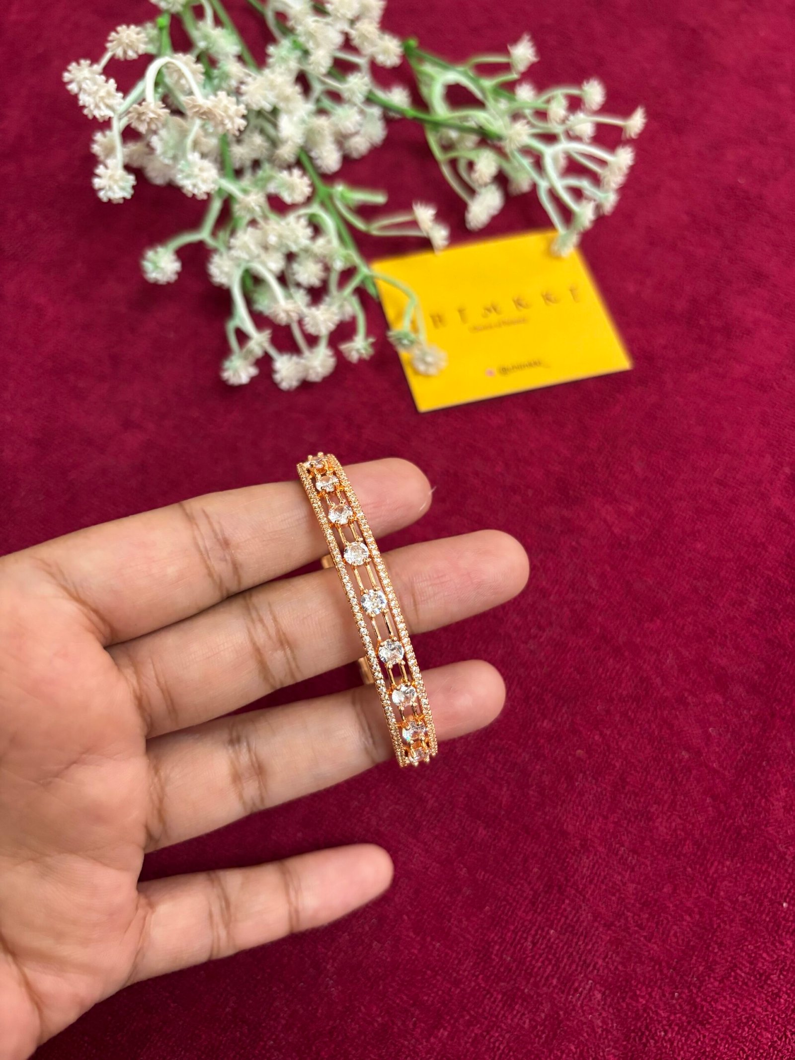 img_1263 Beautiful Rosegold Open bangle🌸 - Image 1