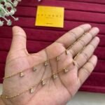 Beautiful charm design Golden Anklet🌟23cm design 5cm extension hoop 28cm total length kindly mention your size while order