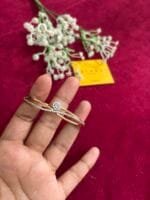 Beautiful Diamond replica Rosegold open bangle🌸 - Image 2