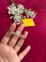 Beautiful Diamond replica Rosegold open bangle🌸 - Image 2
