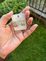 Beautiful Golden statement Earrings ✨ - Image 3