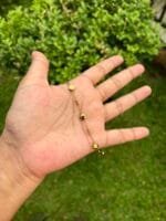 Beautiful bead design Golden bracelet✨ - Image 2