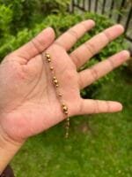 Beautiful bead design Golden bracelet✨