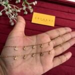 Beautiful  Star design Golden Anklet🌟23cm design 5cm extension hoop 28cm total length kindly mention your size while order