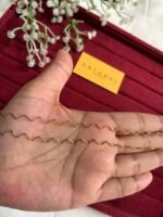 Beautiful Trendy zigzag design Golden Anklet🌟23cm design 5cm extension hoop 28cm total length kindly mention your size while order - Image 2
