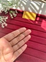 Beautiful Cute Circle ball back Stud Earrings ✨ - Image 2