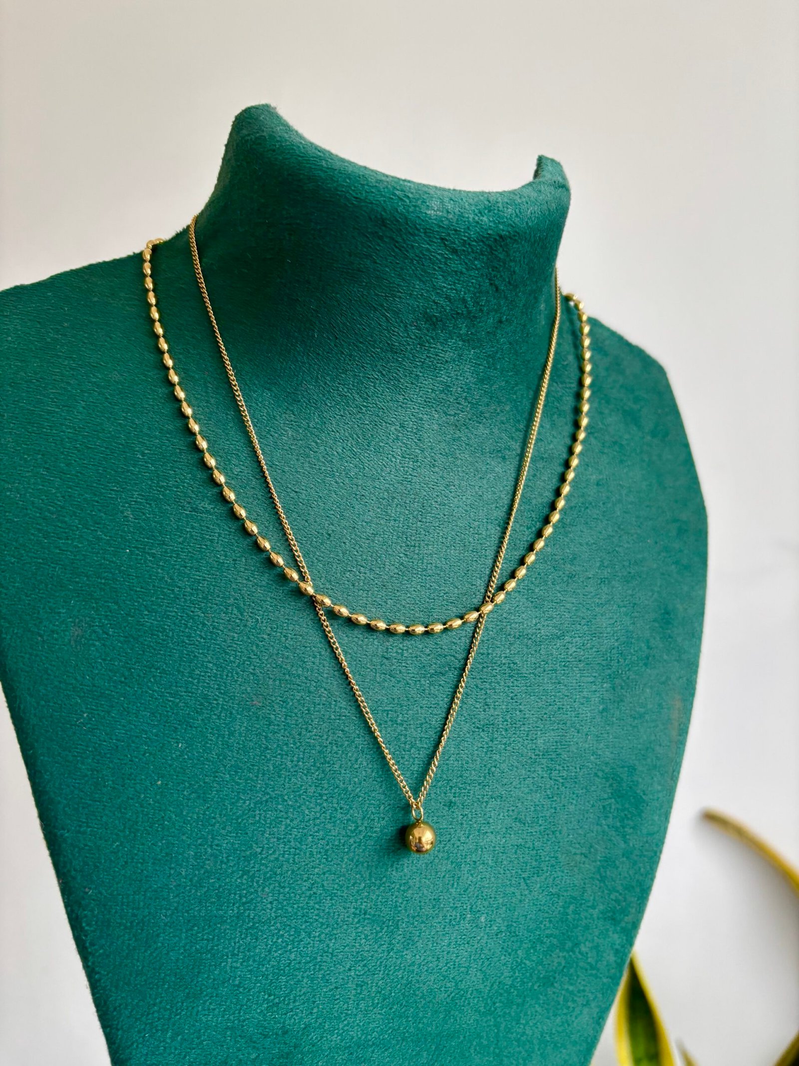 img_8438 Beautiful Double layer Golden Necklace ✨ - Image 1